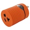 Ac Works Plug Adapter, 5-15/20R, L5-15P, 5-20P, L5-15P, 0 ft., Orange ADL515520 - alternate 1